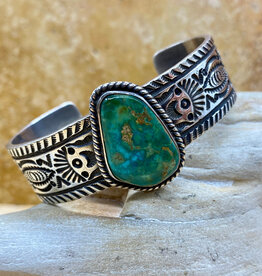 Oscar Alexius Royston Turquoise Cuff - 6.75"