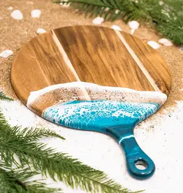 Round Cheese Acacia Board -