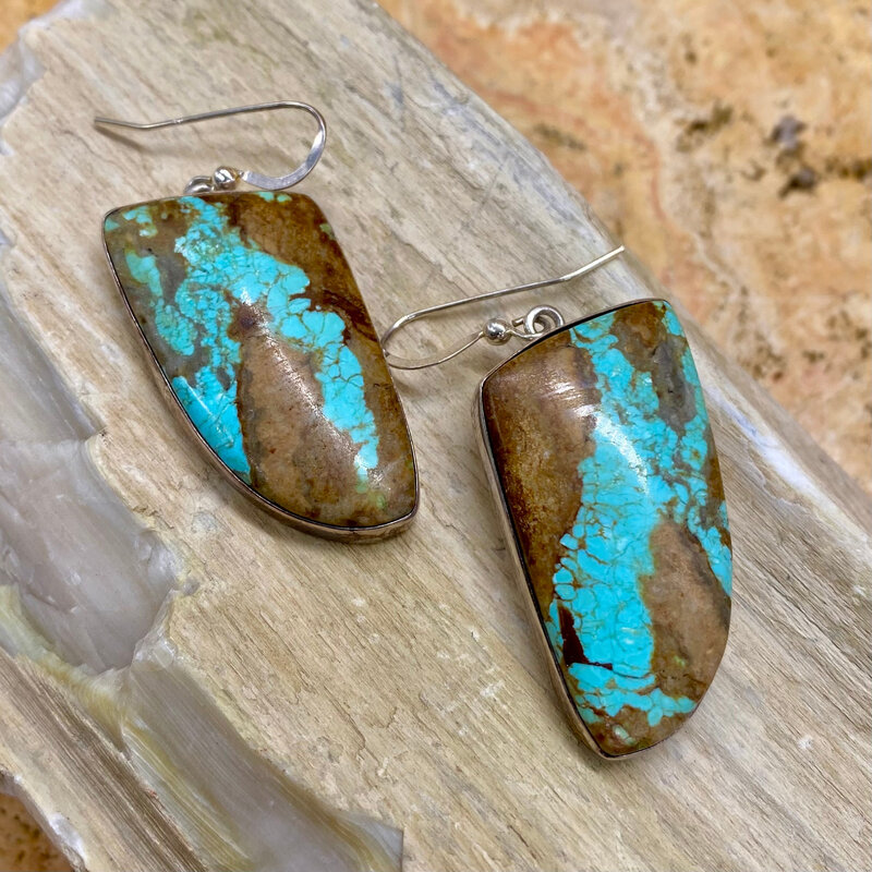 #8 Turquoise Dangle Earrings