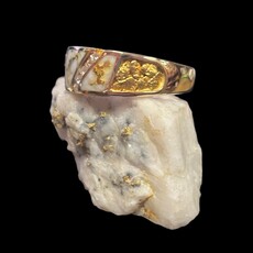 Gold Quartz Ring RM731SD1NQ - 10