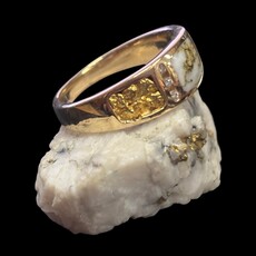Gold Quartz Ring RM732D12NQ - 11.5