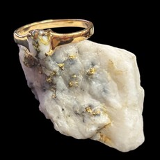 Gold Quartz Ring RLDL19Q7*5 - 6.75
