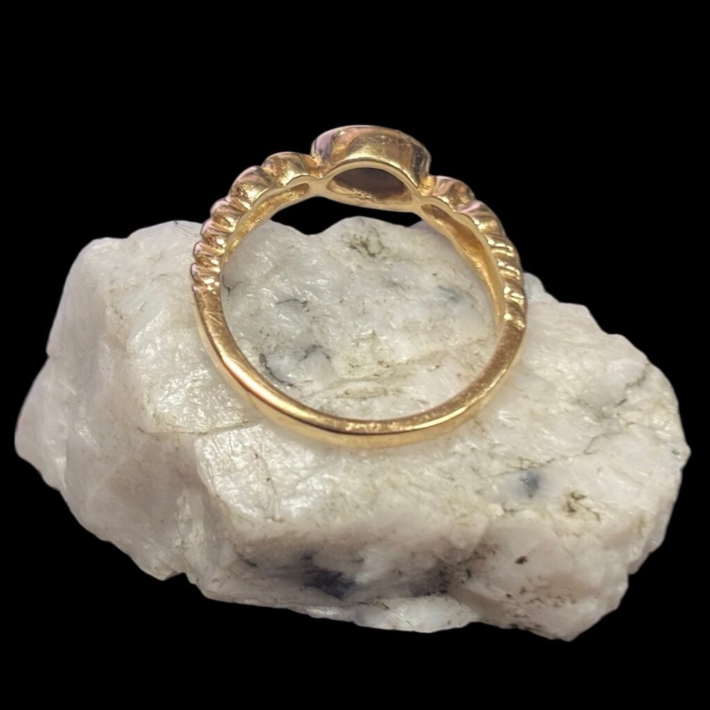 Gold Quartz Ring RL691D5Q - 6.25