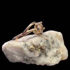 Gold Quartz Ring RL696Q - 6