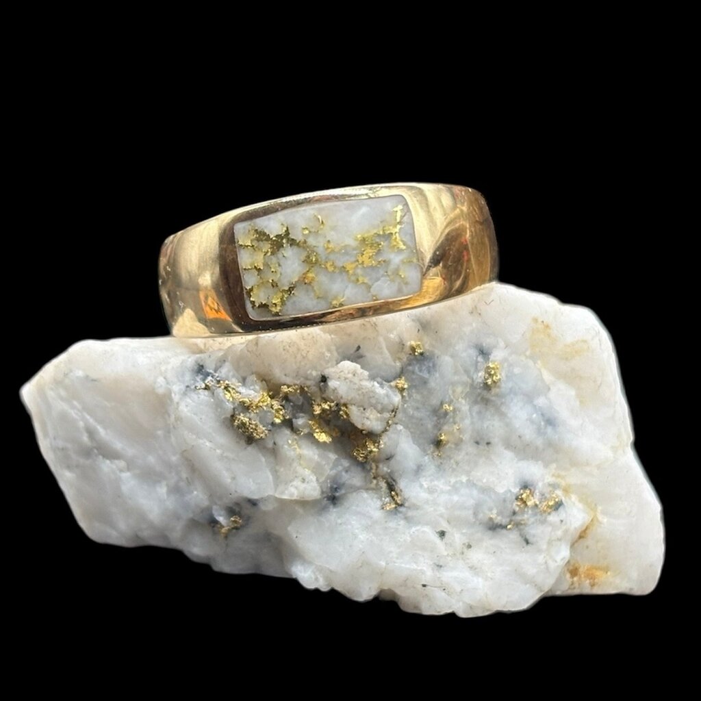 Gold Quartz Ring RM1062Q - 9.75