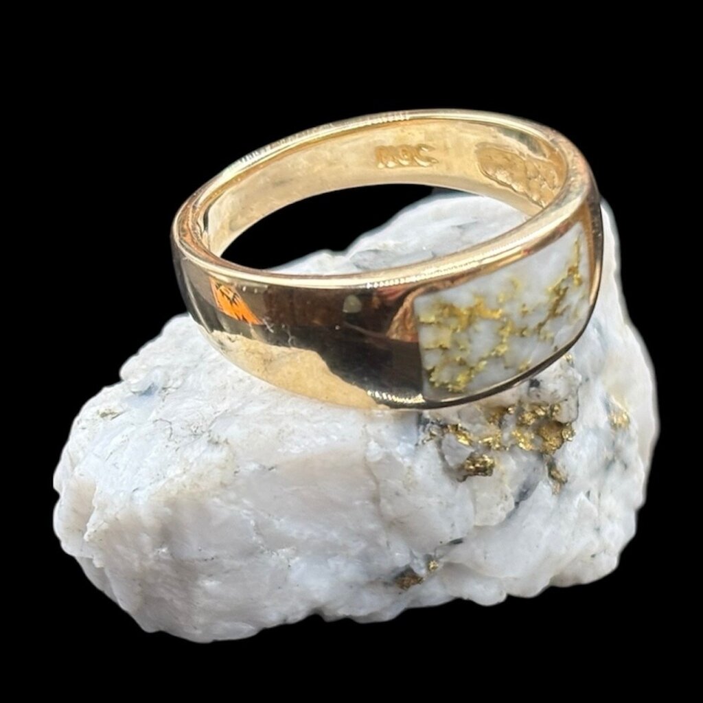 Gold Quartz Ring RM1062Q - 9.75