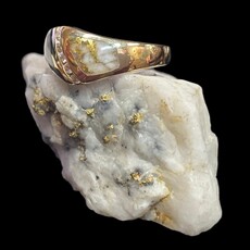 Gold Quartz Ring RL1064DQ - 7