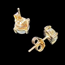 Gold Quartz Earrings E6MMQ