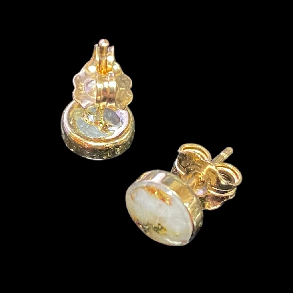 Gold Quartz Earrings EBZ6MMQ