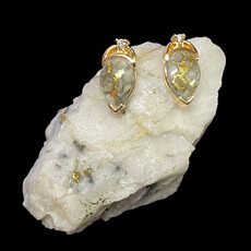 Gold Quartz Ears EN1121DQ