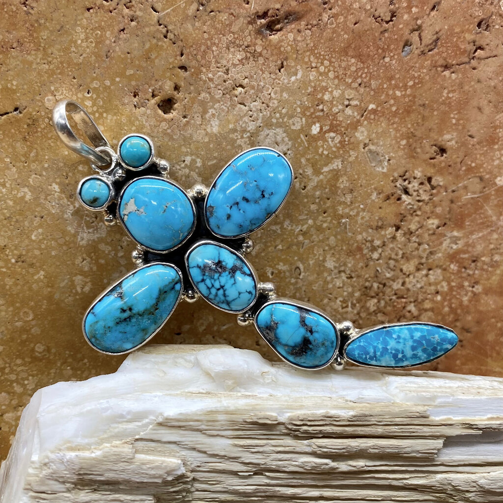 Federico Small Turquoise Dragonfly Pendant