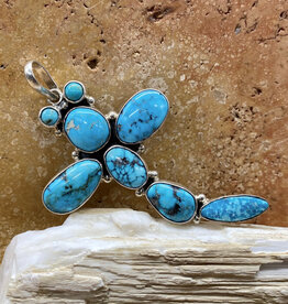 Federico Small Turquoise Dragonfly Pendant