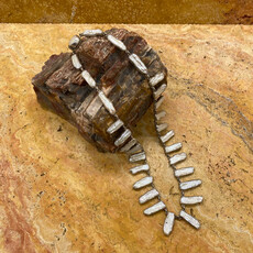 Federico 21" Fresh Water Pearl Necklace w/ 28 Pearls