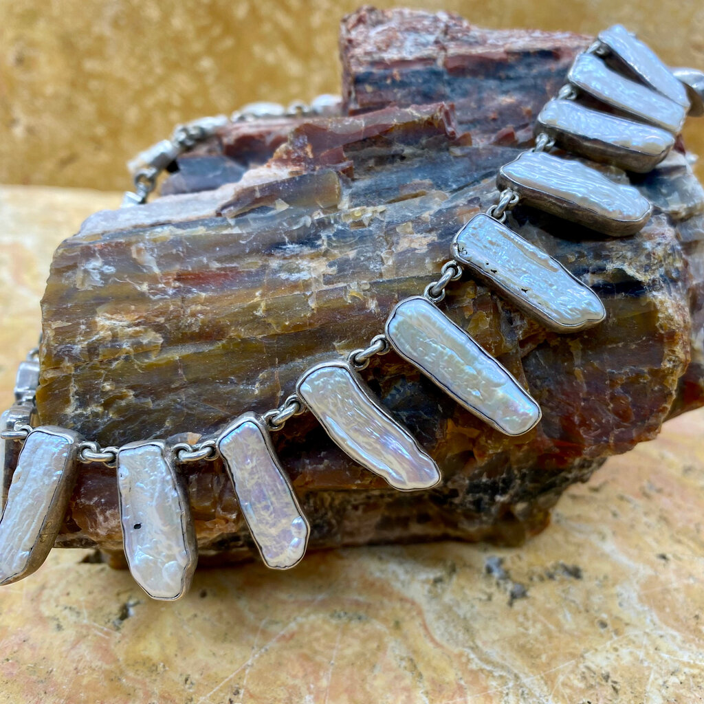 Federico 21" Fresh Water Pearl Necklace w/ 28 Pearls