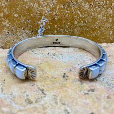 21-stone Moonstone Cuff Bracelet