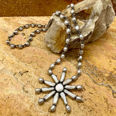 30" Pearl Variety Stone Necklace