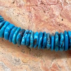 24"  Wafer Necklace ( Blue Gem, Royston & Kingman)