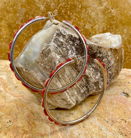 XL Red Spiny Oyster Hoops 2.75"