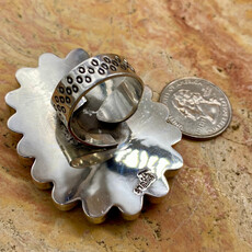 18-stone Turquoise Ring - Adjustable