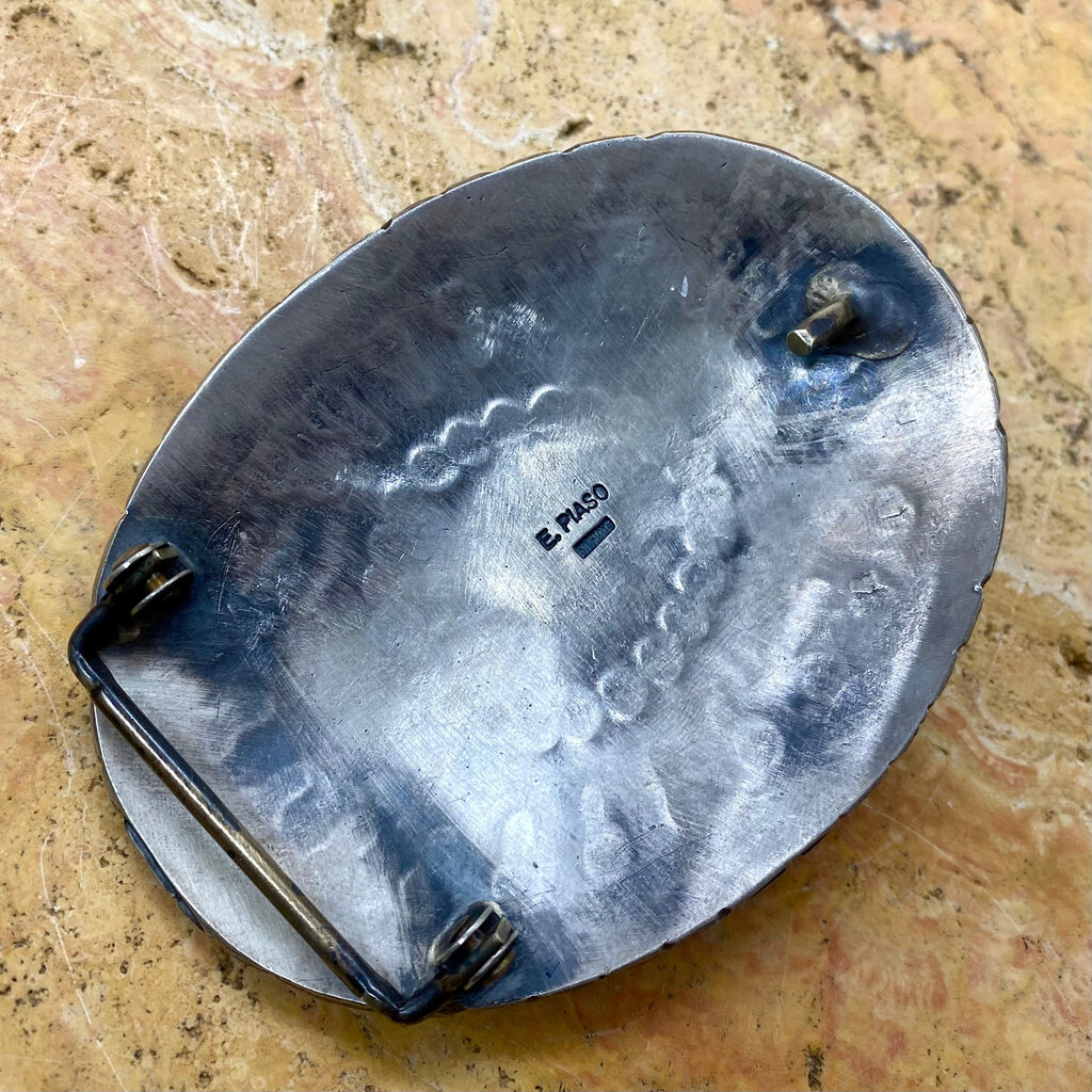 Rio Grande Wholesale Kingman Turquoise Belt Buckle