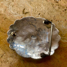 First American Traders New Lander Turquoise Belt Buckle by B. Shorty