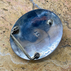 Coral/Turquoise Bear Claw Belt Buckle - Wilbert Muskett Sr.