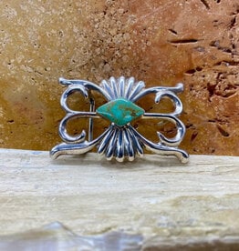 Rio Grande Wholesale Sandcast Turquoise Belt Buckle