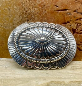 Winfield Trading Inc Silver Concho Belt Buckle
