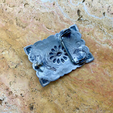 Small Hand-stamped Silver Belt Buckle