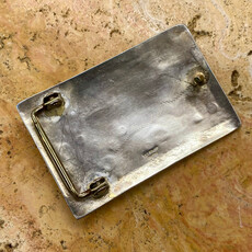 Horses w/turquoise Belt Buckle