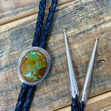 SILVER NUGGET Royston (Boulder) Turquoise Bolo