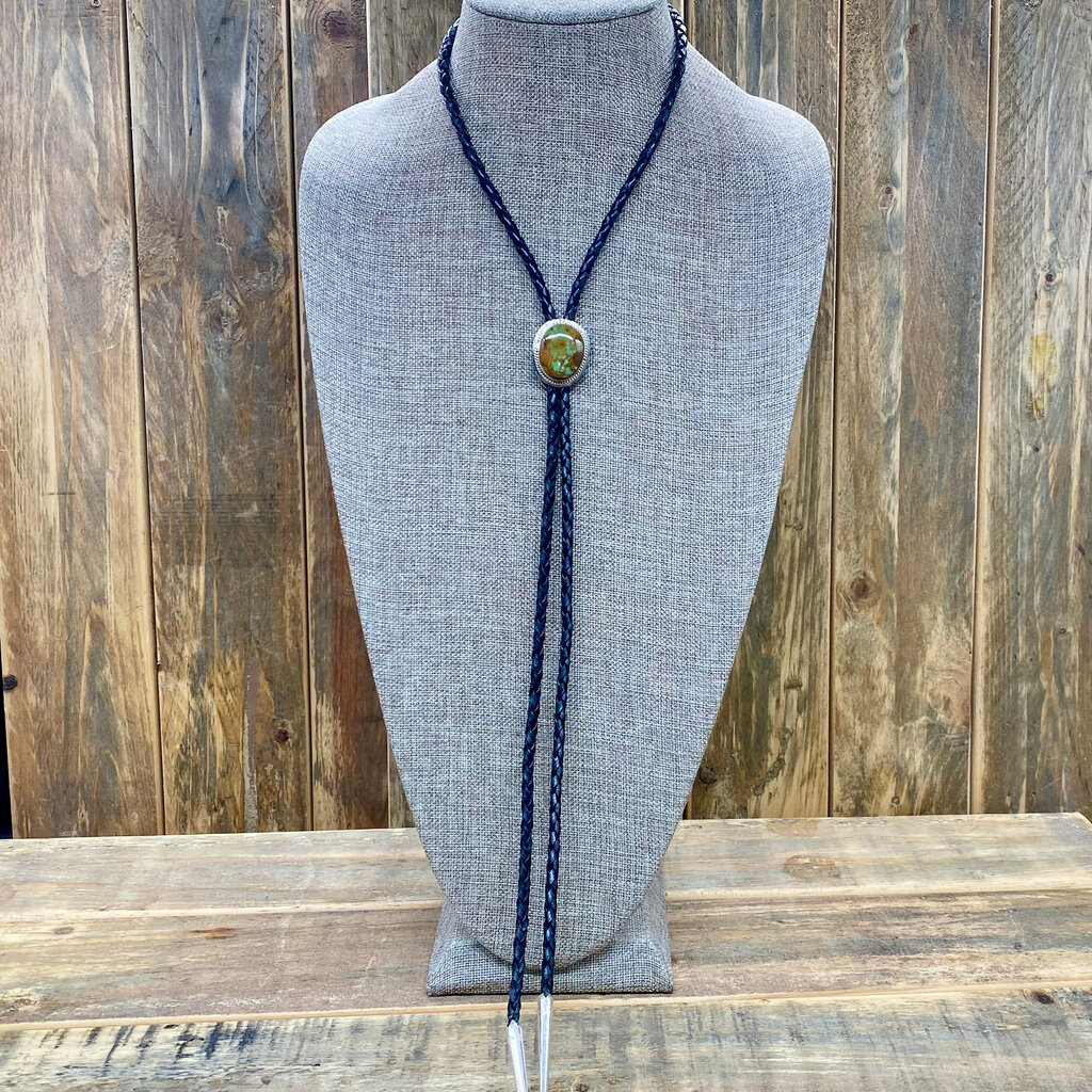 SILVER NUGGET Royston (Boulder) Turquoise Bolo