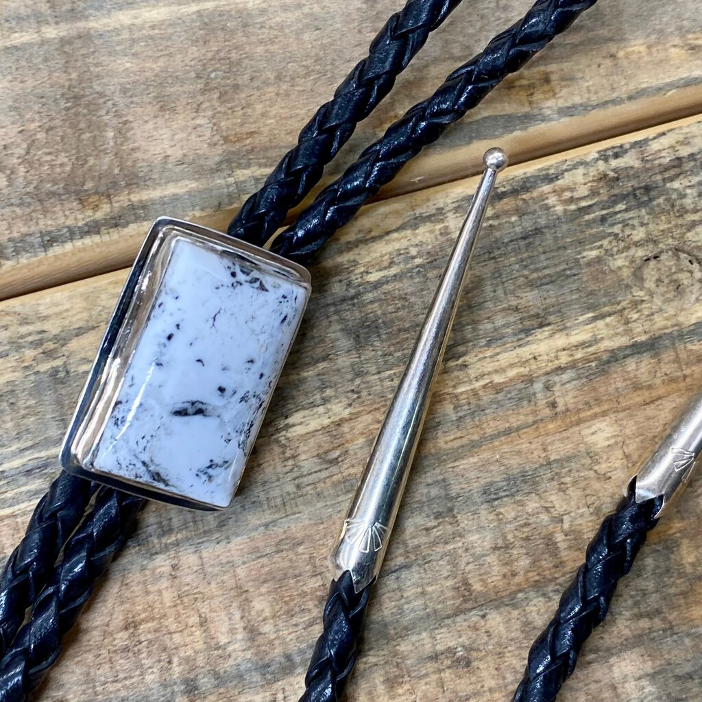 SILVER NUGGET White Buffalo Bolo