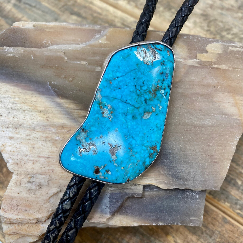 3 Stone Turquoise Bolo Tie