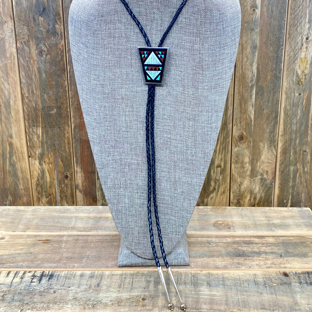 RUNNING BEAR Zuni Bolo