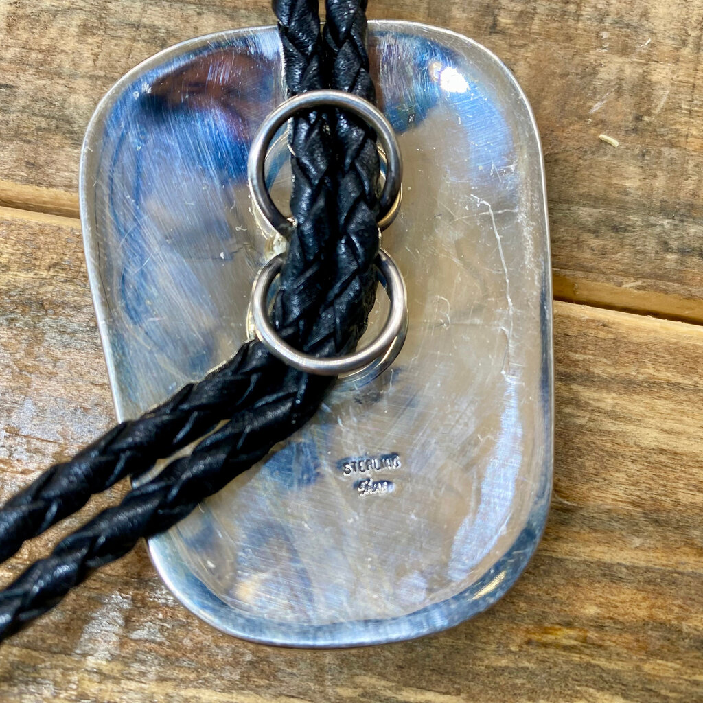 Sonoran Turquoise & Cryolite Bolo w/ Elk