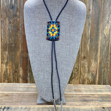 Beaded bolo tie