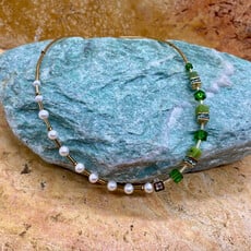 Green & Gold Necklace by Coeur de Lion