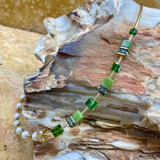 Green & Gold Necklace by Coeur de Lion