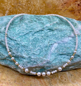 White Necklace by Coeur de Lion