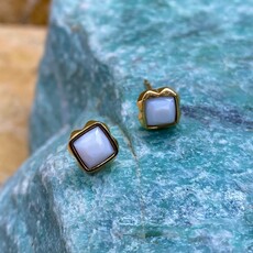 Birthstone Earrings Gold-
