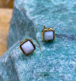 Birthstone Earrings Gold-