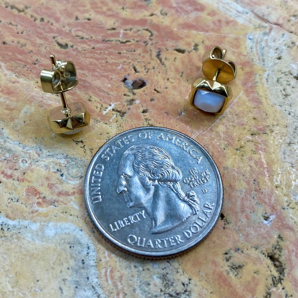 Birthstone Earrings Gold-