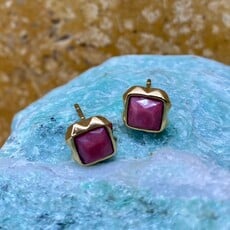 Birthstone Earrings Gold-