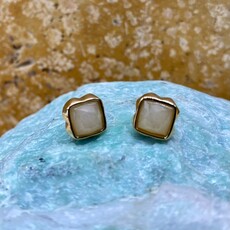 Birthstone Earrings Gold-