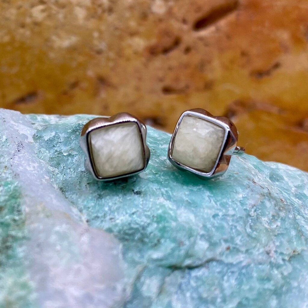 Birthstone Earrings Silver-