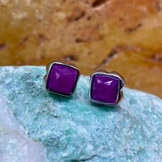 Birthstone Earrings Silver-