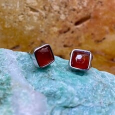 Birthstone Earrings Silver-