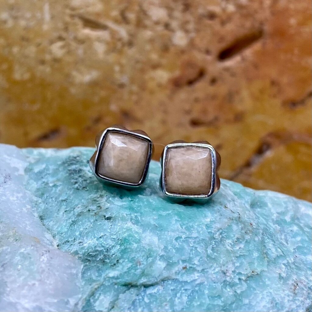 Birthstone Earrings Silver-