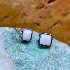 Birthstone Earrings Silver-